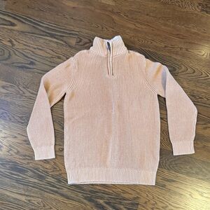 Place boys Tan Zip-Up Sweater